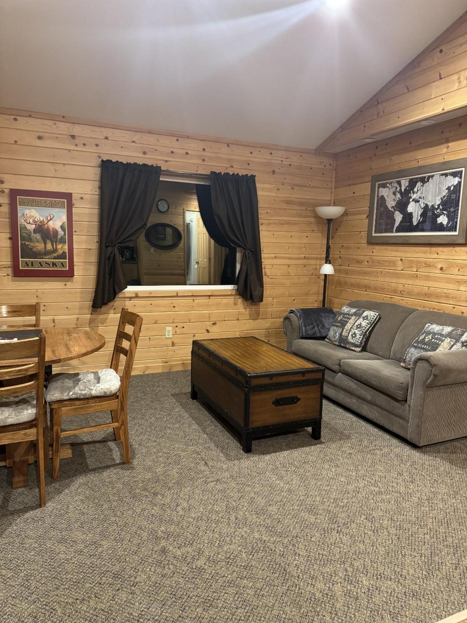 Susitna River Lodging, Backwoods Cabins Talkeetna Zewnętrze zdjęcie